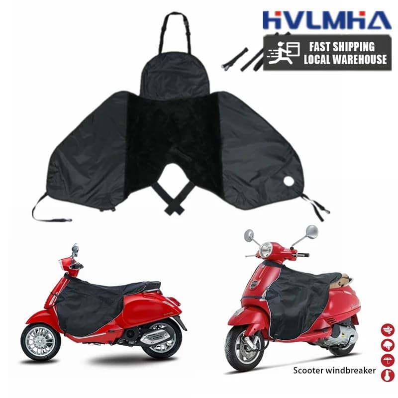 Coprigambe per Scooter universali moto pioggia vento freddo antivento caldo protezione gamba moto per Scooter auto elettriche