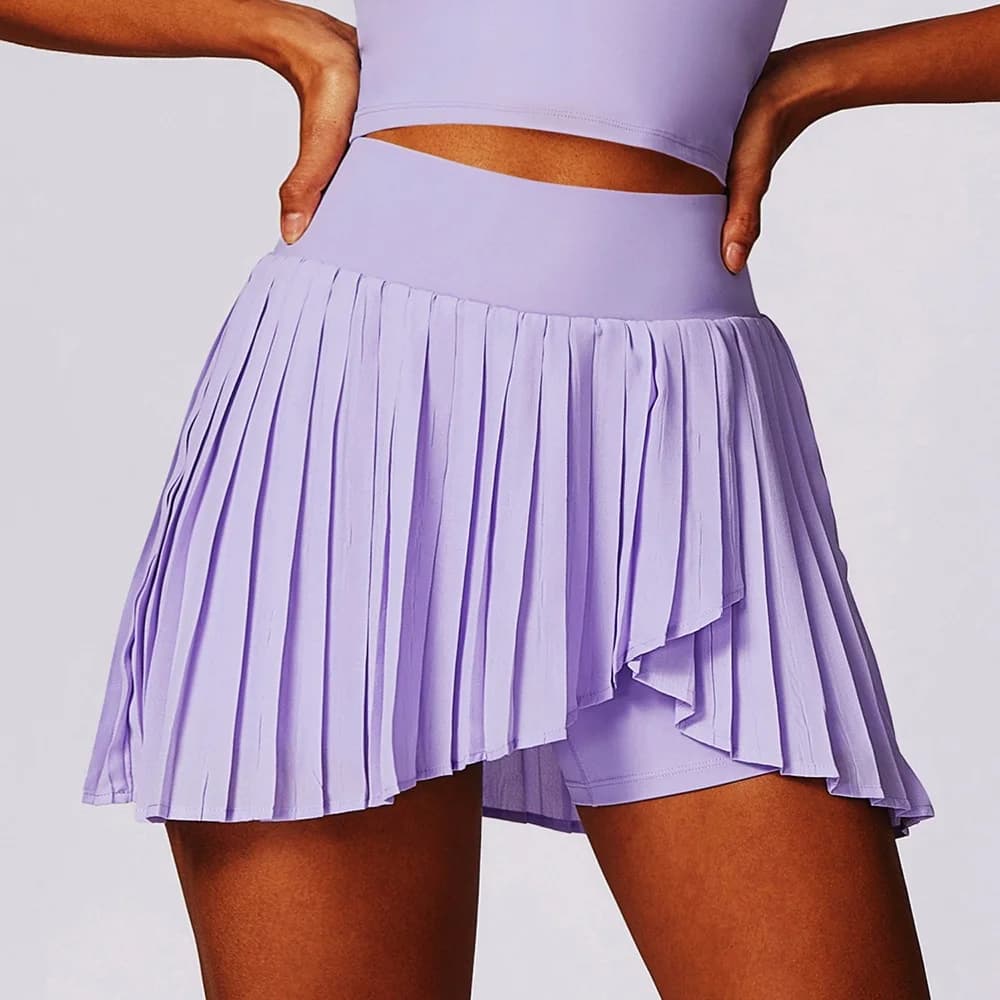Cloud Hide Girl gonne sportive pieghettate danza Golf gonna da Tennis per le donne allenamento in palestra pantaloncini Fitness vita alta Running Skort