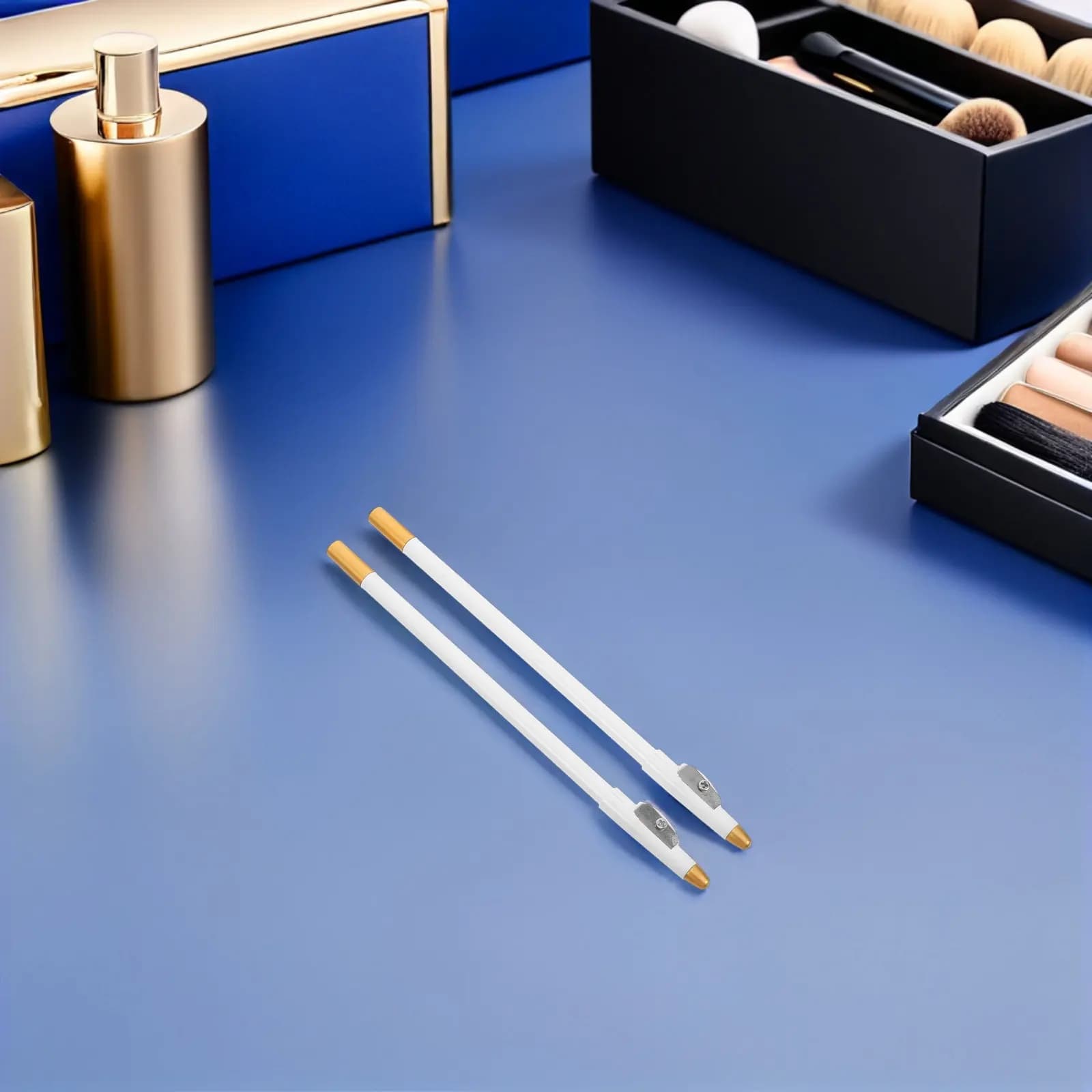 6Pcs Waterproof Multifunction Eyebrow Pencil Set Built-in Sharpener Eyeliner Beard Pencil Grooming Portable Makeup Pen