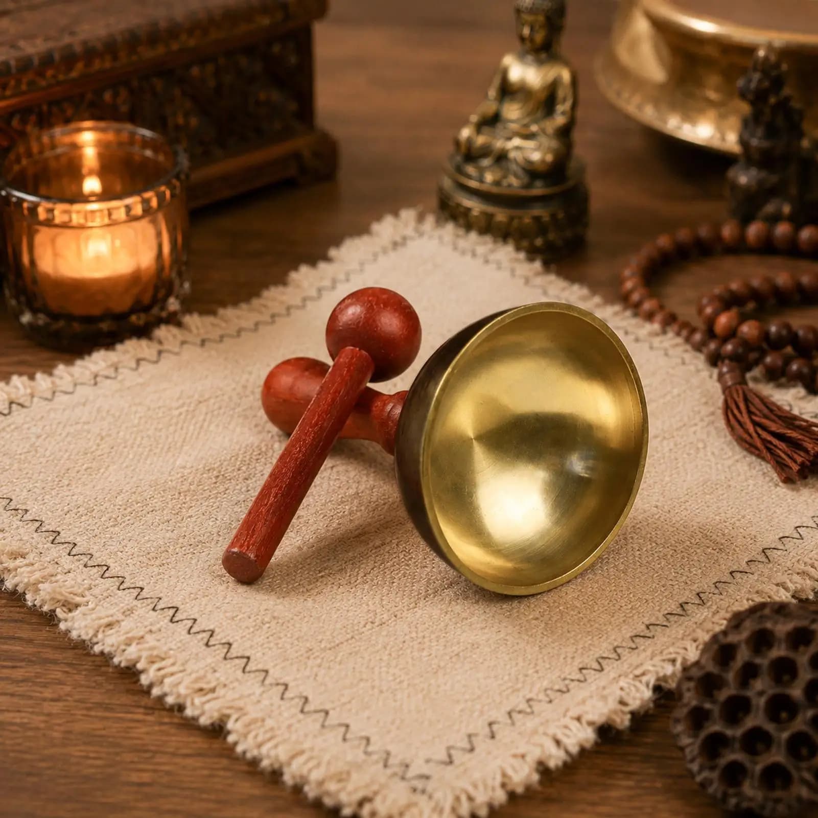 Sound Bowls Meditation Set Sound Instrument With Wooden Hamme Singing Bowls For Yoga Relaxation Prayer Beginners Mindfulness Men