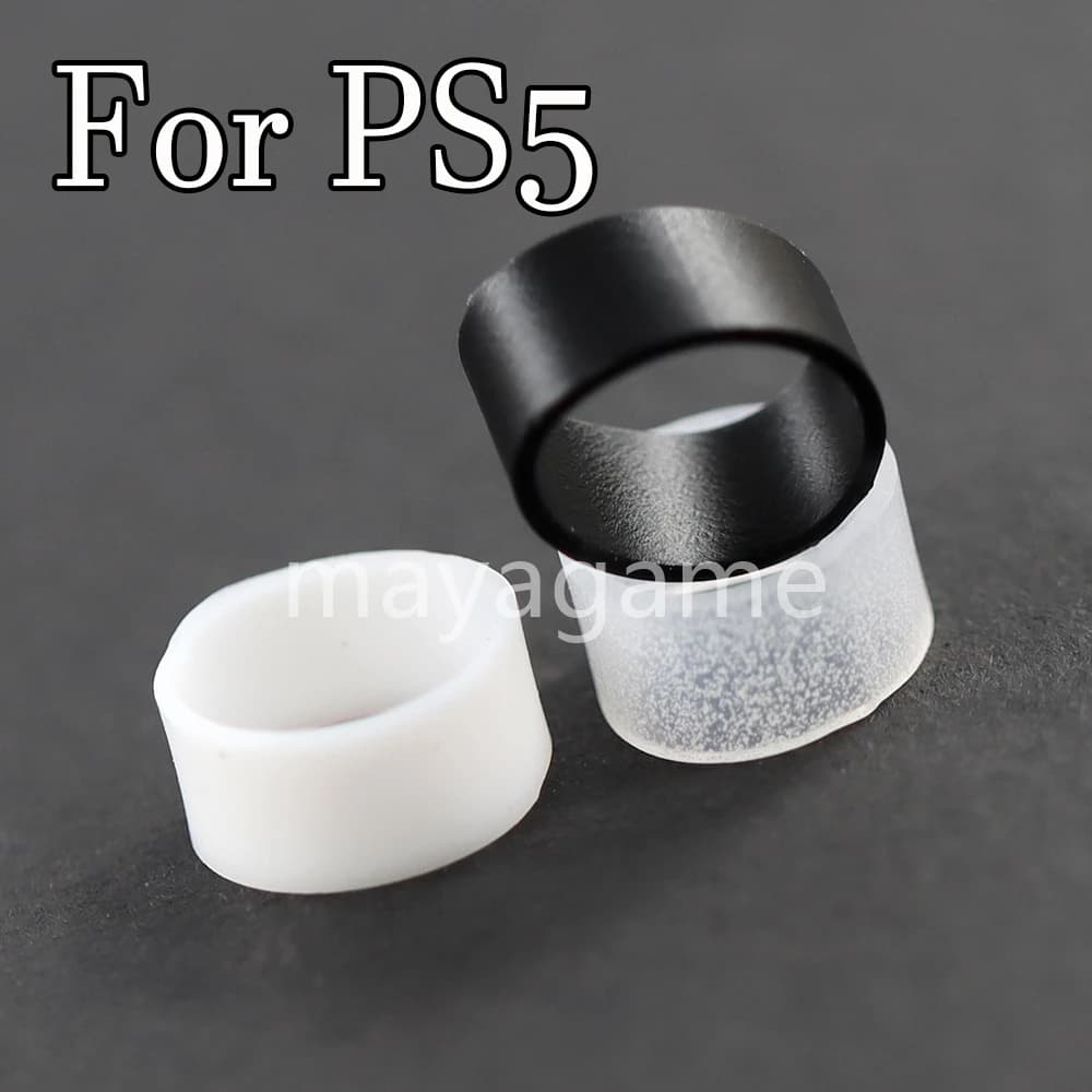 200pcs Silicone Elastic Joystick Protective Ring Protectors For PS5 Reduce Noise Invisible Accessory