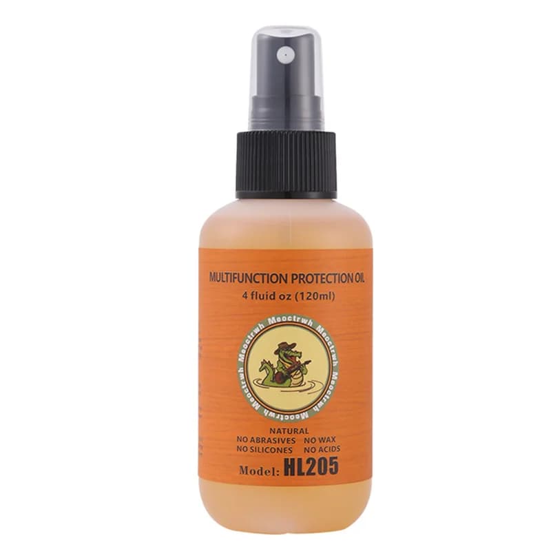 120ML Olio per la pulizia degli strumenti musicali Bottiglia tutto in uno per chitarra Ukulele Violino Stringhe Pulizia e manutenzione della tastiera