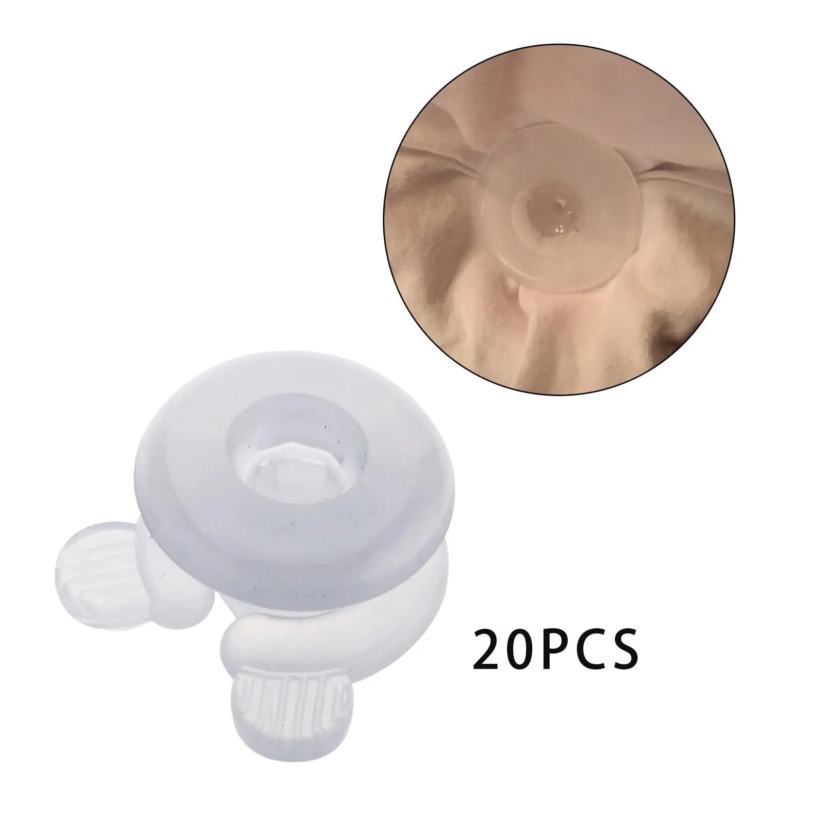20x clip per piumino Morsetti per copriletto Pinze per supporto per fissaggio biancheria da letto per camera da letto