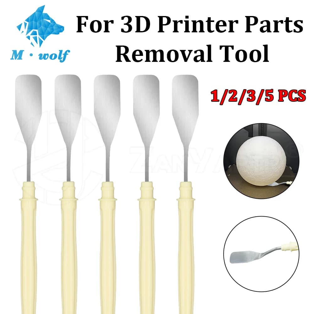 For 3D Printer Parts Removal Tool 3D Printing Model Spatula Tool Pala Printer 3D Filament Material PLA ABS Reprap