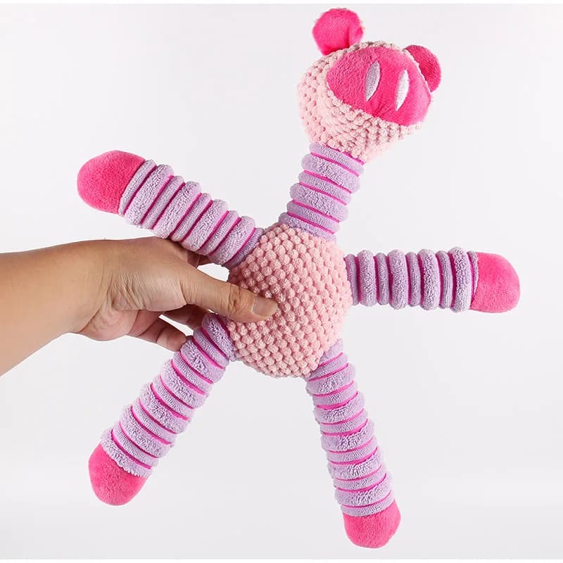 Giocattolo di peluche per animali domestici con voce, orsetto Teddy, cane Corgi, resistente ai morsi, per addestramento e sollievo dal dolore, bambola puzzle 2026