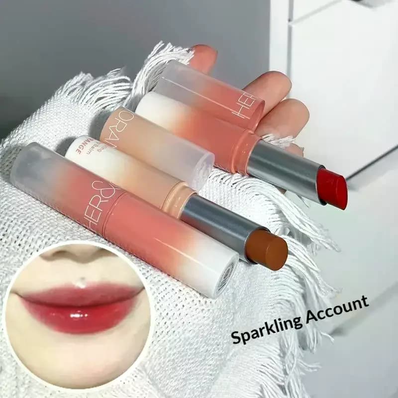 1Pc HERORANGE Jelly Solid Lip Gloss – Tinta labbra rosso ciliegia – Rossetto idratante a lunga durata con finitura a specchio e antiaderente