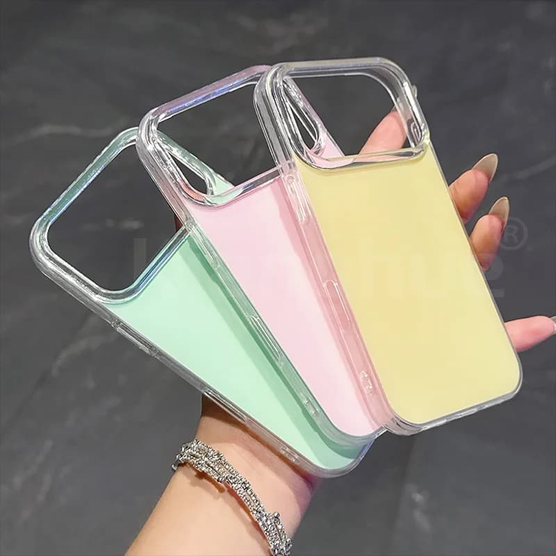 Luxury Candy Color Hybrid Hard Case For iPhone 17 Air 17 17 Pro 17 Pro colorful Max Matte Soft Shell Ultra Thin PC Cover