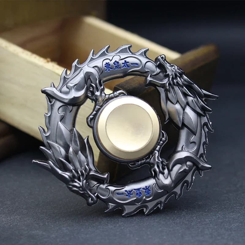 Nuova lega di zinco Fidget Spinner Regalo per adulti Placca liscia Cuscinetto ibrido Giocattoli Fidget in metallo Spinner a mano Finger Focus Toy