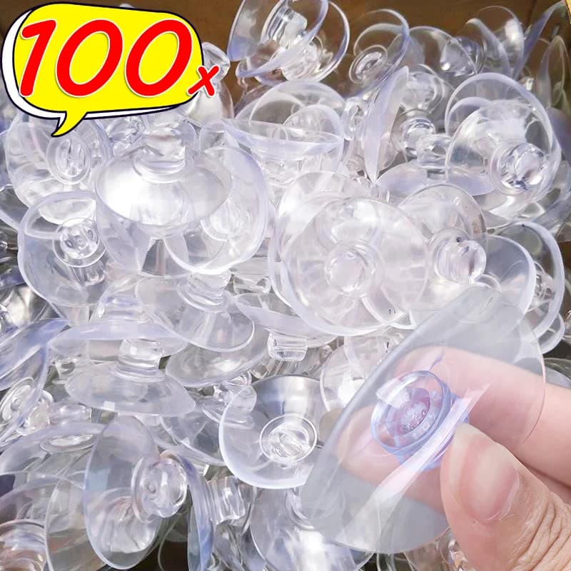 5/100pcs Trasparente Testa di Fungo Ventosa Ganci Ventose Organizzatori Per La Casa Appeso Ventose Gancio Finestra di Automobile Decor Ventose