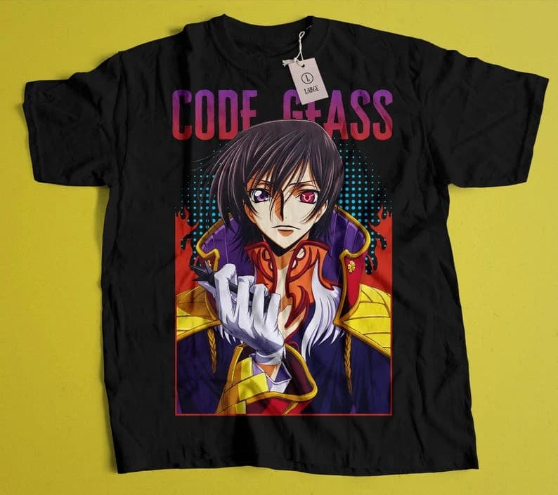 Code Geass T-shirt Oversized Unisex Streetwear Trendy Cotton Fashion Street Casual Classic Loose hot product Couples Comfortable