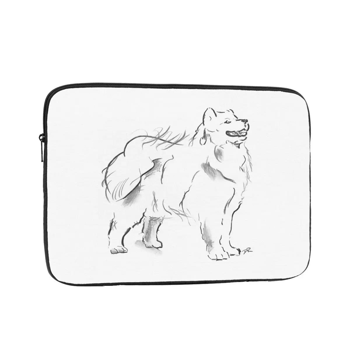 Borsa protettiva per custodia per laptop con disegno Samoiedo 10 12 13 15 17 pollici Borsa per notebook Custodia antiurto per tablet