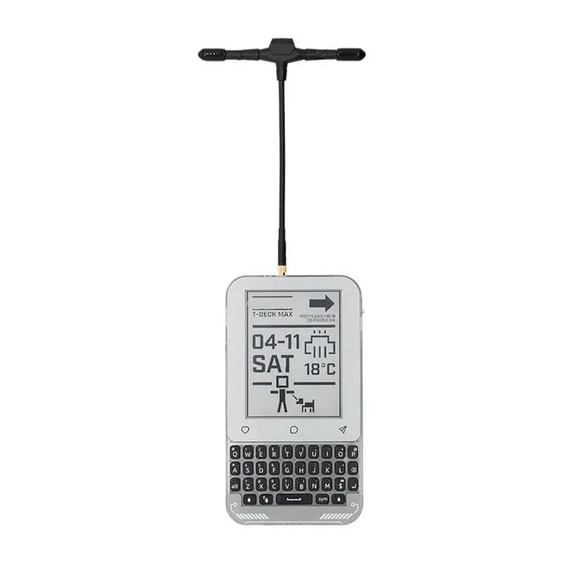FEDI-T-Deck Max 920Mhz 3.1-Inch Touch E-Paper AI Learning SX1262 Lora Transceiver 2.4Ghz Wifi& Bluetooth 5(LE) With Antenna