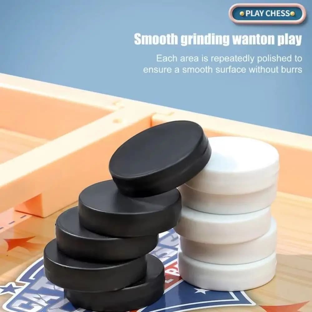 Tavolo da scacchi con fionda Tavolo da gioco per hockey da tavolo Scacchi Gioco interattivo veloce con imbracatura genitore-figlio Divertente gioco da tavolo con imbracatura in plastica