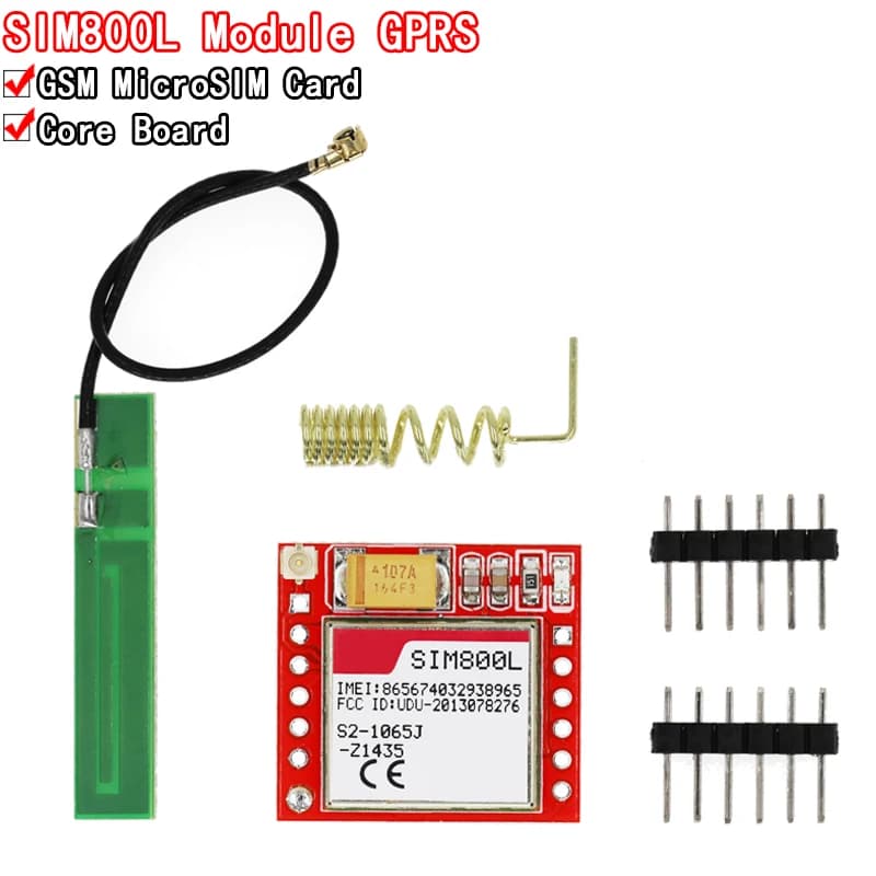 SIM800L GPRS GSM module Micro SIM Card Core Quad-band TTL Serial port PCB antenna Wireless WIFI card for Arduino Smart Phone