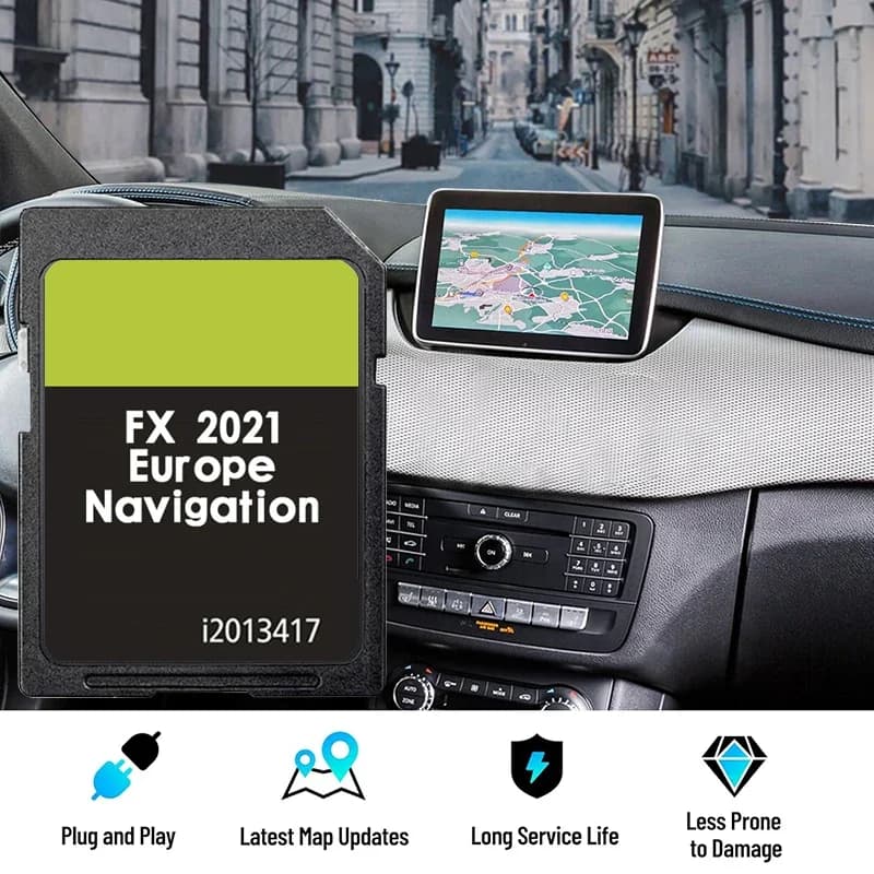 for Ford FX 2021 C-Max Focus Car Sat Nav Navigation SD Card Update Maps EU