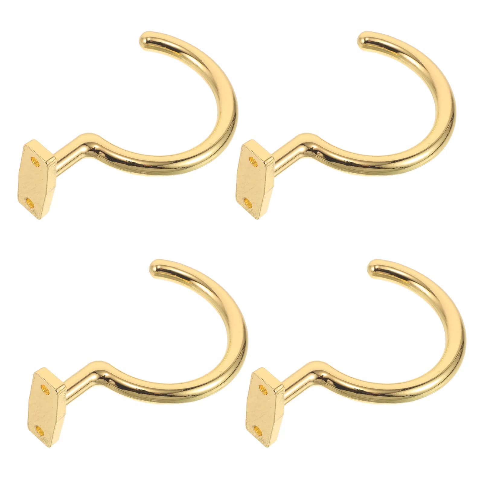 Set di 4 Ganci Eleganti Dorati per Organizzare Stecche da Biliardo - Supporto Robusto in Metallo per Stecche da Pool per Sale Giochi e Club di Biliardo