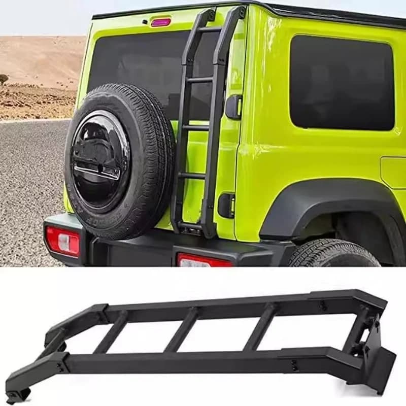 Scala per bagagli in lega di alluminio per Suzuki Jimny, scala per portellone posteriore