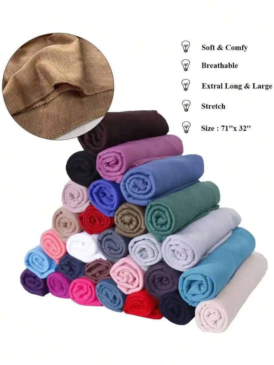 Cappello da donna con foulard in tinta unita, cappello multifunzionale senza visiera per il tempo libero all'aperto, sciarpa calda antipolvere