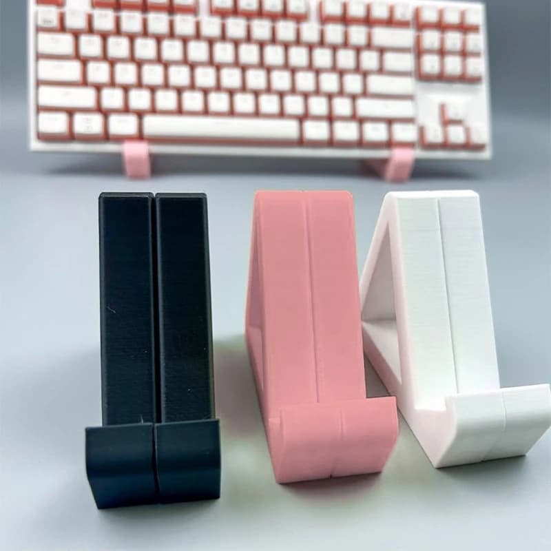 1 Paio di Supporti per Tastiera con Stampa 3D, Espositore a Strati per Tastiera Meccanica da Computer