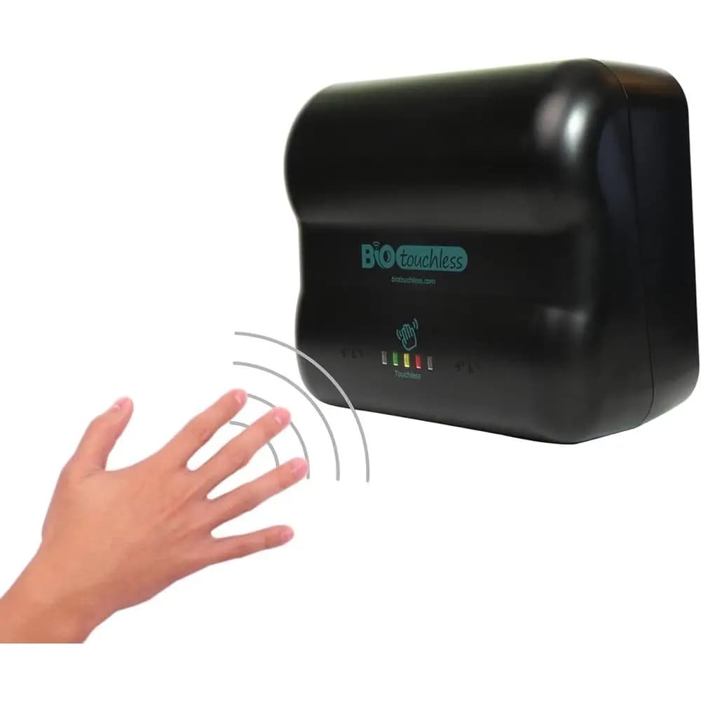 Dispenser di Carta Igienica da Parete o Porta Rotolo da Bagno | Portarotolo Intelligente con Sensore Compatibile con Carta Igienica a Due Veli