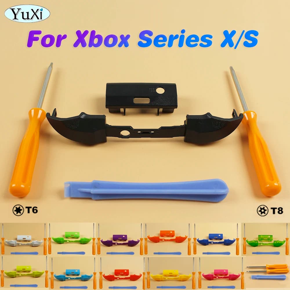 1Pc LB RB Pulsante di Trigger Per Xbox Serie XS LR Tasti Paraurti Supporto Bar Centrale Colorato FAI DA TE Gamepad Controller di Ricambio