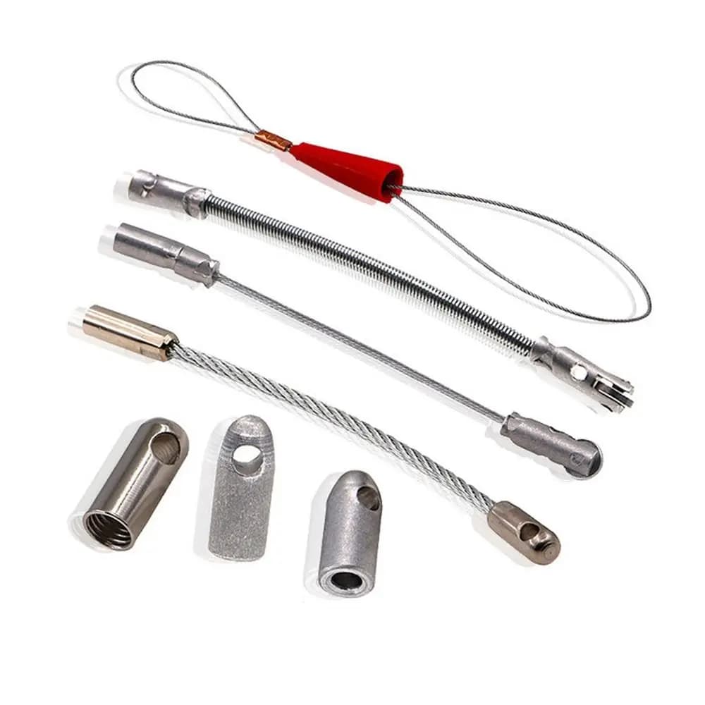 For Repair Fast Cable Puller Auxiliary Electrician Automatic Thread Guide Connector Head Wire Cable Elastic Threader