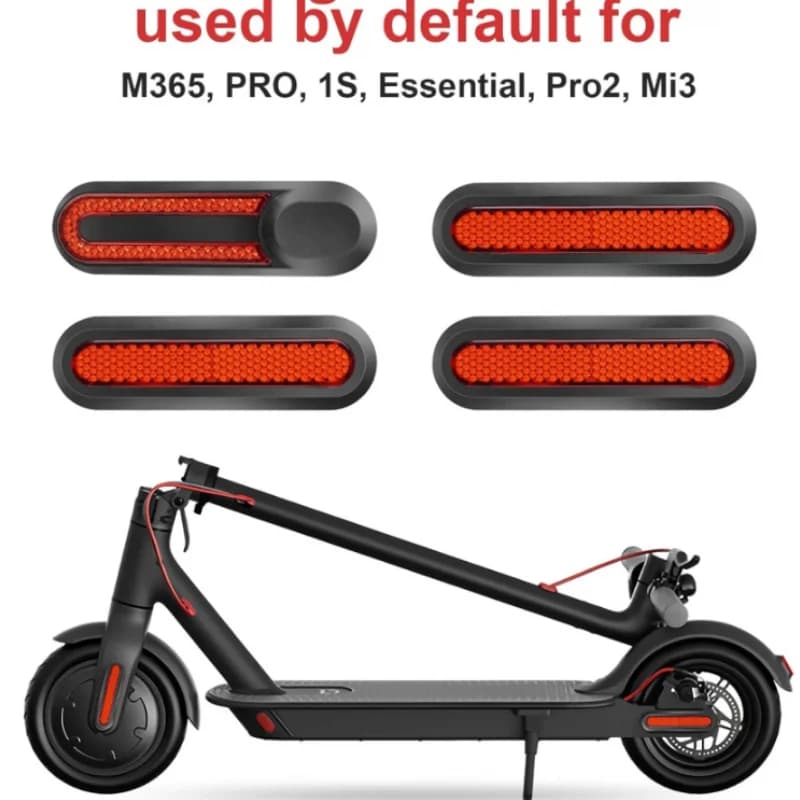 Copriruota proteggi Shell per Xiaomi 3 Scooter elettrico M365 Pro 2 1s anteriore posteriore di sicurezza tubo riflettente parti del riflettore notturno