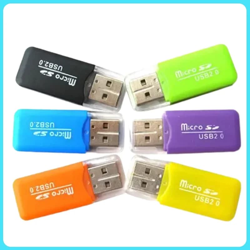 【Consegna rapida】 Lettore di schede Micro SD USB 2.0 per fotocamera del telefono, scheda di memoria flash, lettore di schede di memoria A1 TF/SD per PC portatile