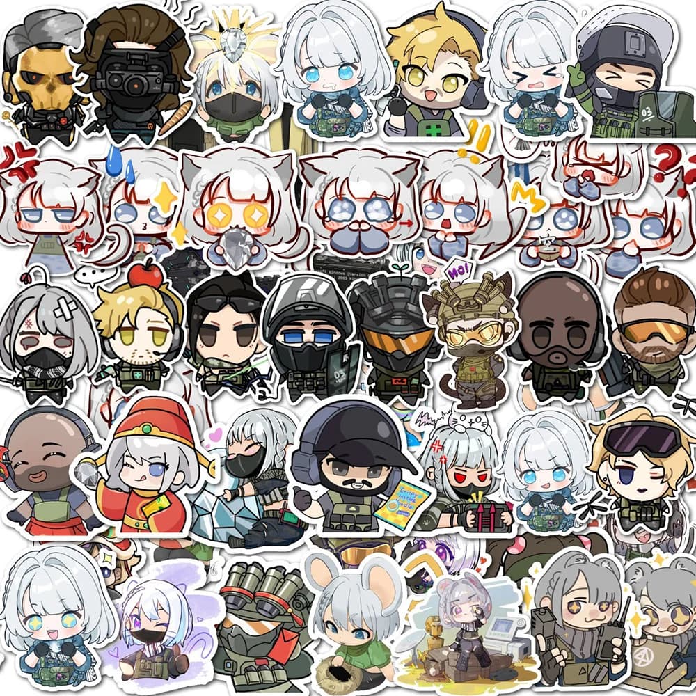 500Pcs Kawaii DIY Cartoon Waterproof Stickers Vinyl Decal Pack for Laptop Water Bottle Phone Notebook
