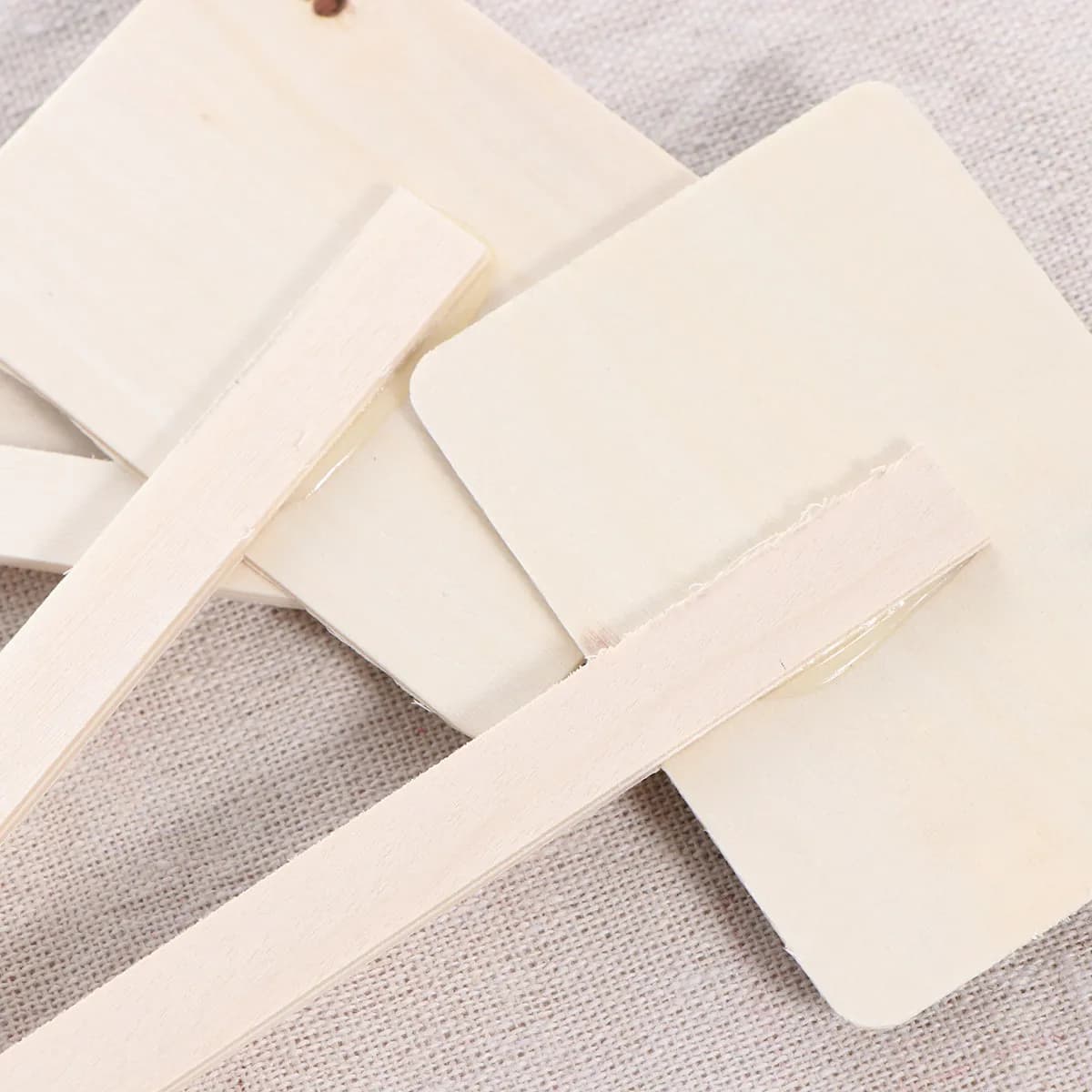 20 Pieces Labels Mini Lavagna in Bosso, Targhette per Piante in Vaso, Labels Price Shop, Family Messages, Wedding Favors, Garden
