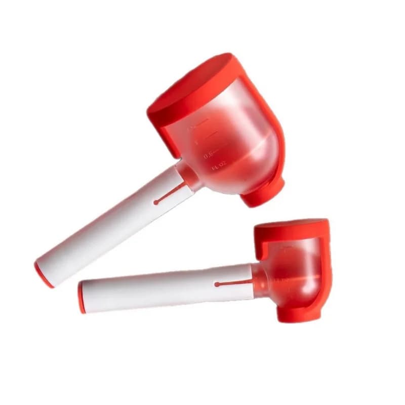 Protein Powder Scoop Funnel Mess-Free Scoop Funnel for Powder Pre Workout Protein Shakes Baby Formula No Spill Design