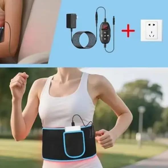 Professional Grade Red Light Therapy Belt, 660nm to Stimulate Collagen and 850nm for Deep Penetration for Health of All Body