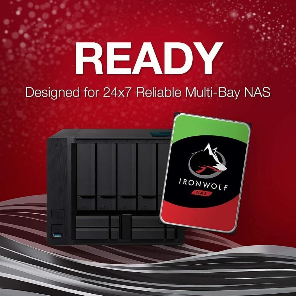 Disco Rigido Interno 16TB NAS HDD CMR 3.5 Pollici SATA 6GB/s 7200 RPM 256MB Cache per RAID Network Attached Storage