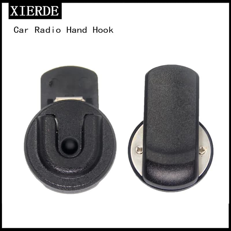 Supporto per microfono per altoparlante da spalla per walkie-talkie portatile CB Staffa di supporto per clip da cintura per radio portatile per Motorola YEASU KENWOOD