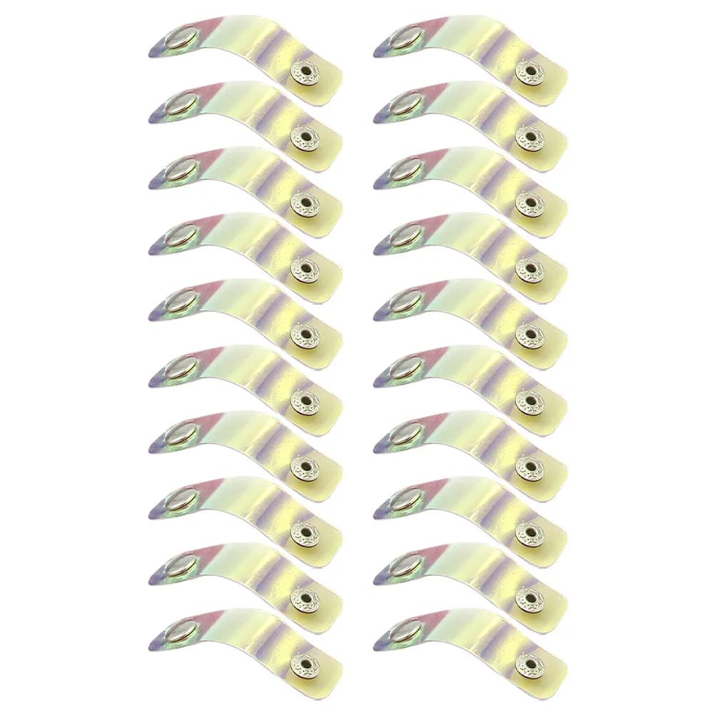 20 Pezzi Organizzatori per Cavi in PVC Trasparente, Design Compatto e Elegante per Gestione Cavi Auricolari, Cuffie e Dati, Portatile da Scrivania