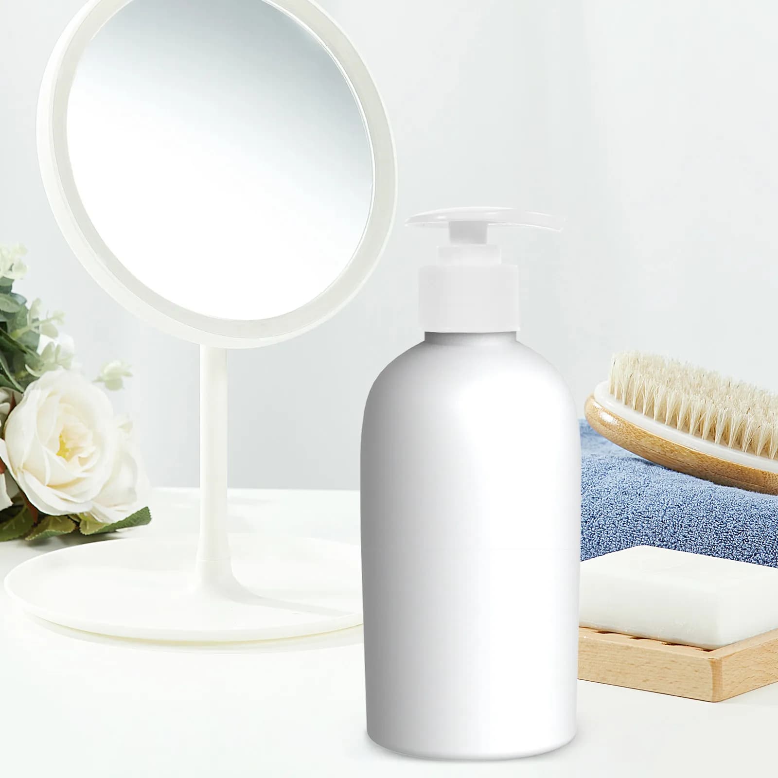 Testina di ricambio per pompa per bottiglia da 10 pezzi, per articoli da toilette da viaggio, pompa per dispenser di sapone leggera e salvaspazio, ricaricabile