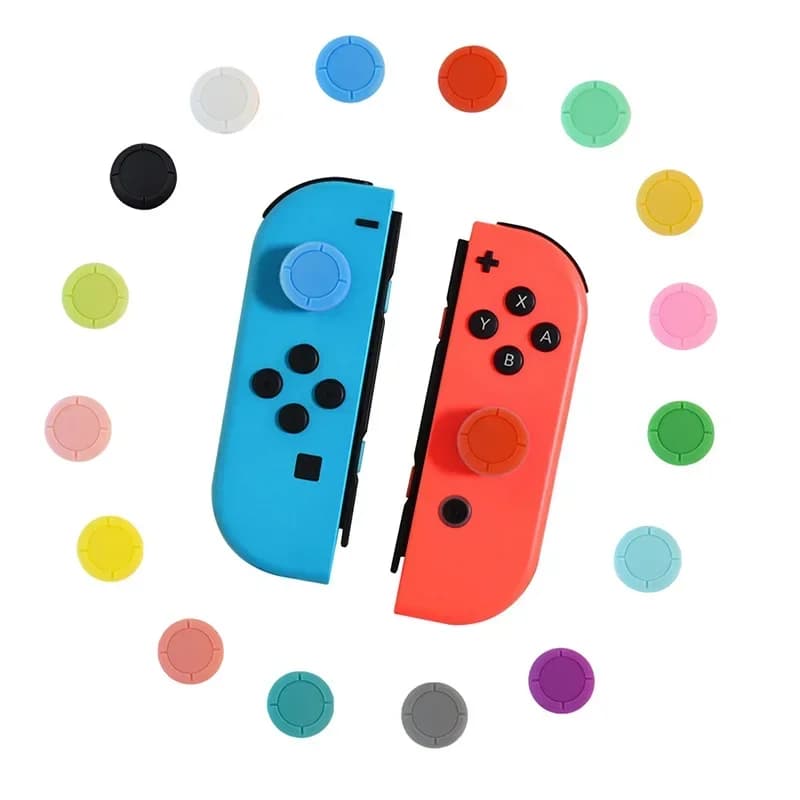 Copri Joystick in Silicone Protettivo per Controller Nintendo Switch NS Lite OLED, Accessorio per Joy-Con