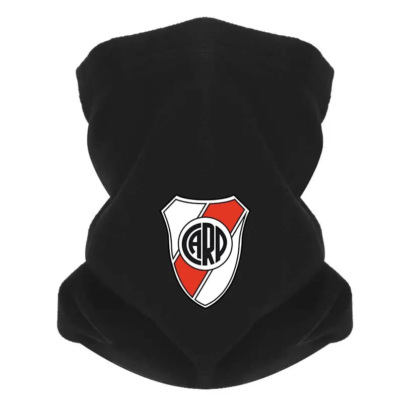 Scudo rosso bianco design Uomo Sciarpa da esterno Maschera Ghetta per il collo Cappello Berretto da donna Copricapo Antivento Mantieni caldo Inverno Multifunzionale