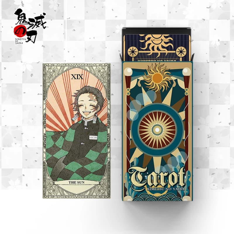 22 pz/set Anime Kamado Tanjirou tarocchi carte Kamado Nezuko Cosplay Prop Set completo ad alta definizione carta dei tarocchi carta da Poker regalo