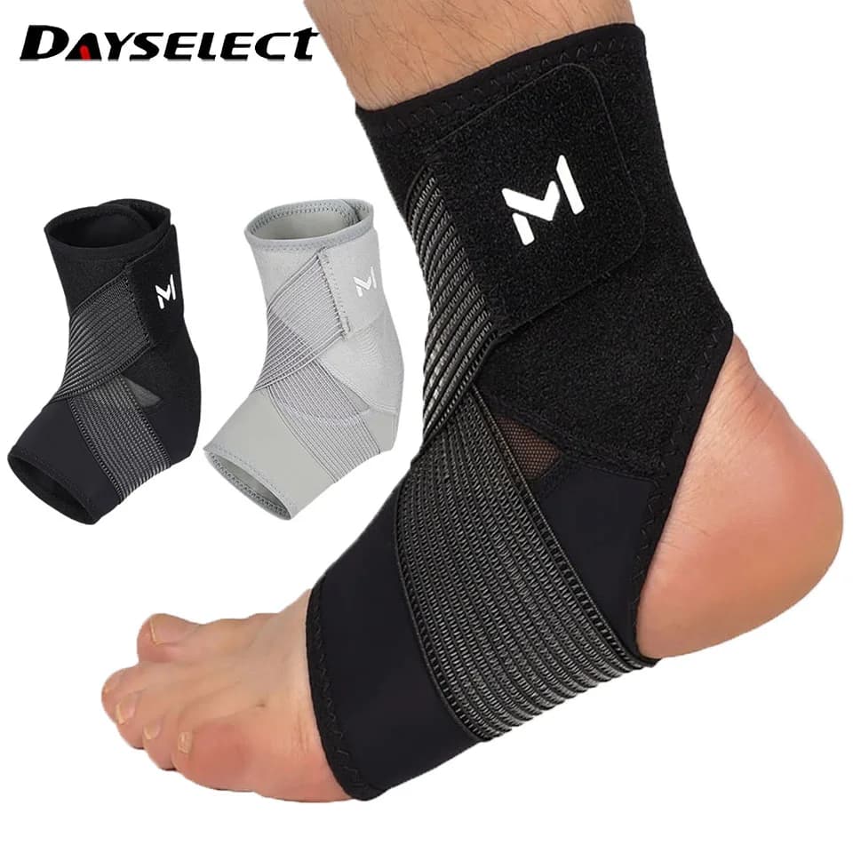 1/2 Pezzi Supporto per Caviglia Sottile e Traspirante, Leggero, Fascia Compressiva per Calcio, Corsa, Sport, Uomo e Donna