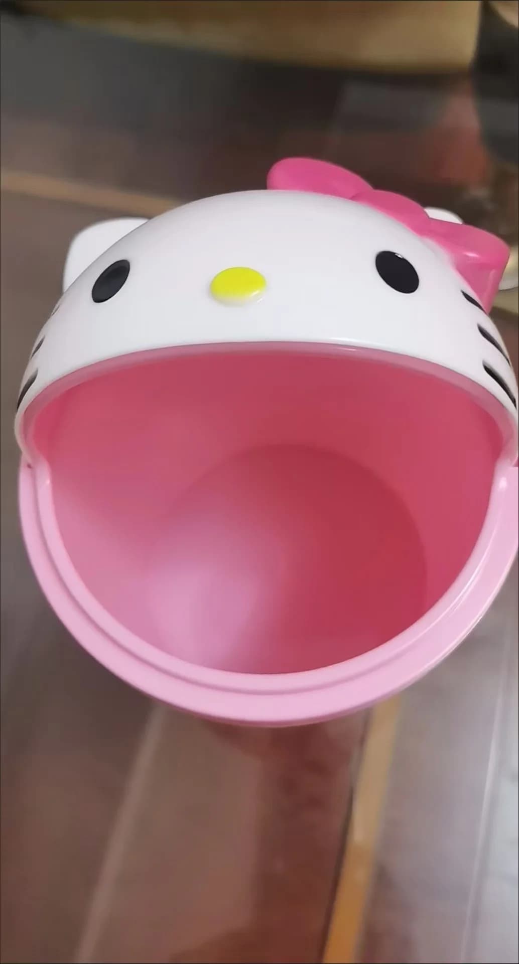 Cestino da scrivania Sanrio Hellokitty Girly Cartoon, mini cestino per ufficio, soggiorno, casa, con coperchio, regalo per ragazze