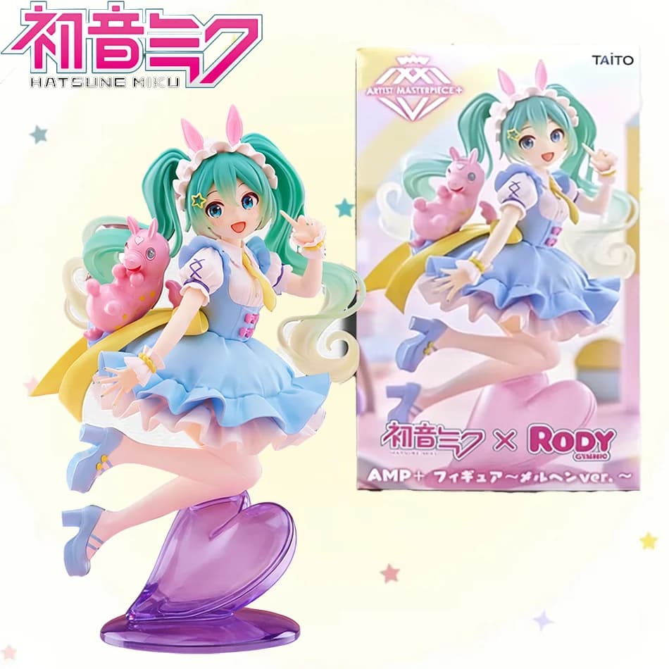 Action Figure Anime Hatsune Miku x Rody, Modellino in PVC da Collezione, Accessori da Scrivania, Regalo