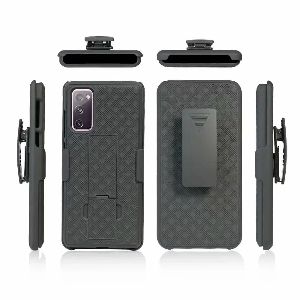 2in1 Armor Shockproof Case for Samsung Galaxy S25 S23 S22 S26 Plus S24 Ultra S21 S25 Ultra Sport Waist Belt Clip Phone Cover