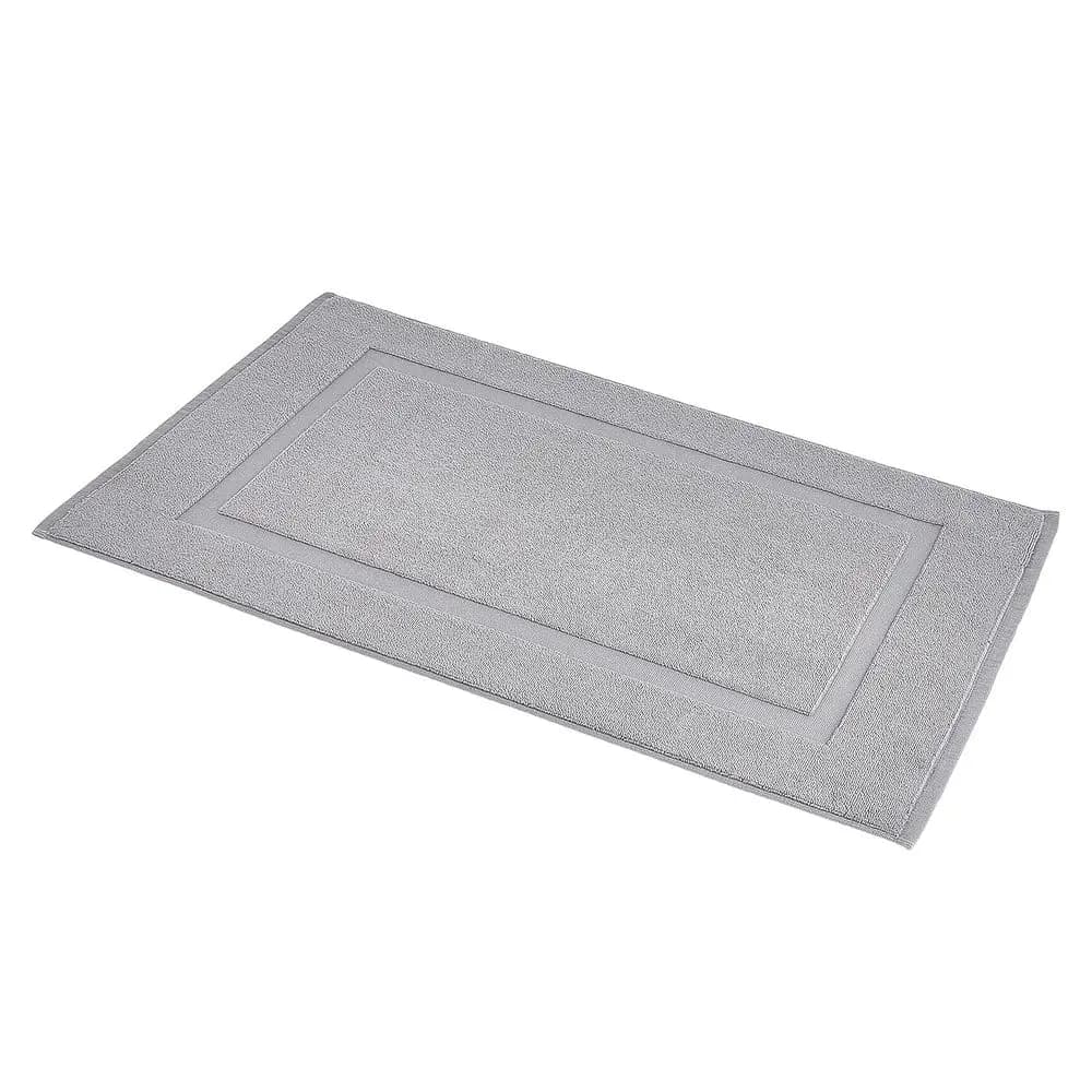 Tappetino da bagno lavabile in cotone, 31 x 20, grigio polvere