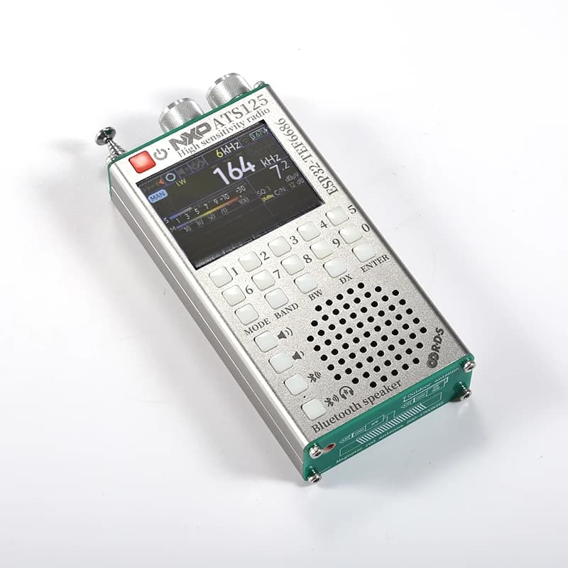 Ricevitore radio portatile ATS125 TEF6686 per tutte le bande LW/MW/SW/FM/AM Batteria per antenna telescopica portatile a onde corte