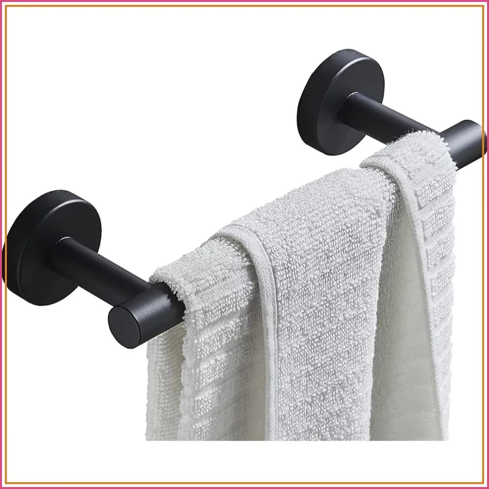 SUS304 Stainless Steel Towel Bar, 9-Inch Wall Mounted Hand Towel Holder for Bathroom