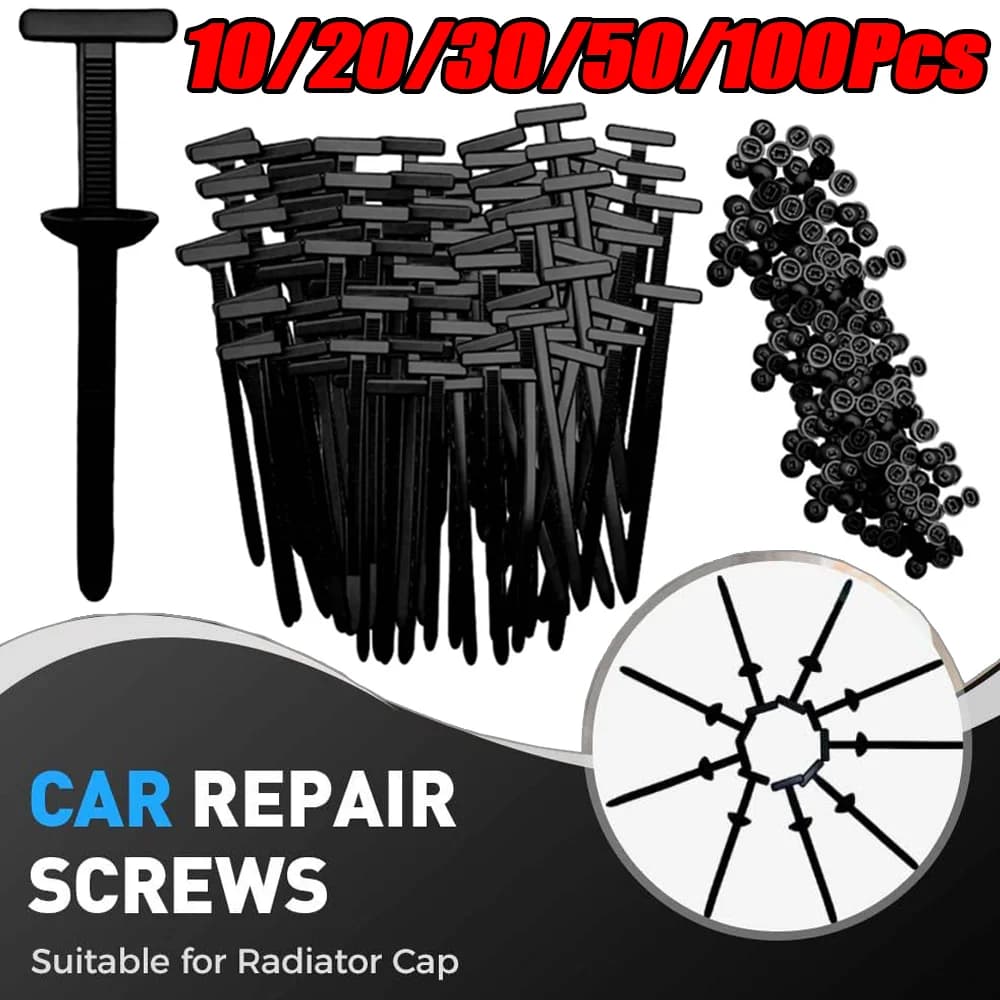 100/10 pezzi multiuso fascetta per cavi in nylon per auto resistente autobloccante fascetta per cavi anello di fissaggio fascette fascette fermacavo parte auto