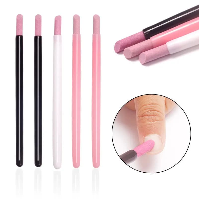 5 pezzi di penna al quarzo per unghie spingipelle trimmer rimozione della pelle morta pedicure manicure strumento per la cura delle unghie