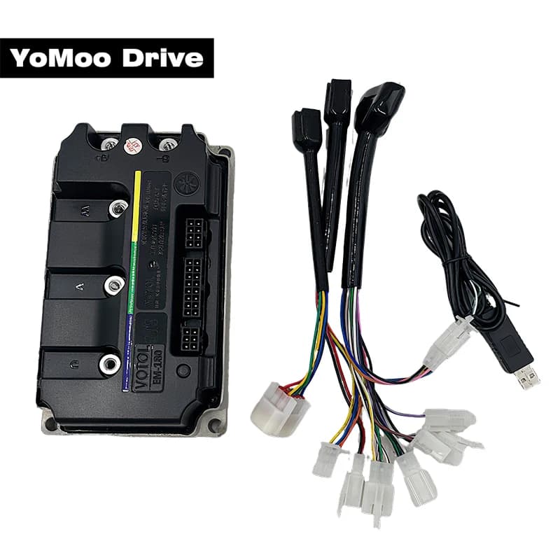 Nuovo controller VOTOL EM180 GTS FOC BLDC Boost 250A (picco 490A) programmabile con cavo USB per motori QS da 3KW-5KW Mid Drive o Hub.