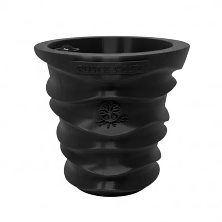 Vaso Posie Pot Large Wave con Sistema di Auto-Irrigazione per Piante da Interno - Vaso Brevettato 7x7 Pollici con Serbatoio d'Acqua 10X - Design Moderno Stampato in 3D